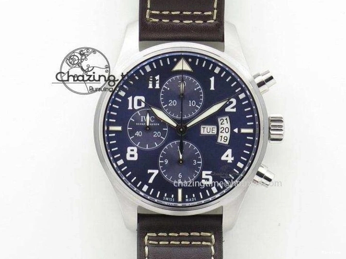 MIROTIME 0504 Big Pilot IW329701 M+F 1:1 Best Edition Black Dial on Brown Leather Strap MY RelaxedFit 7005